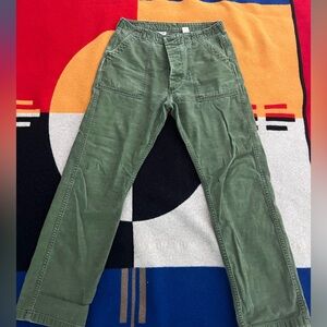 Men's Green Army Fatigue Pants